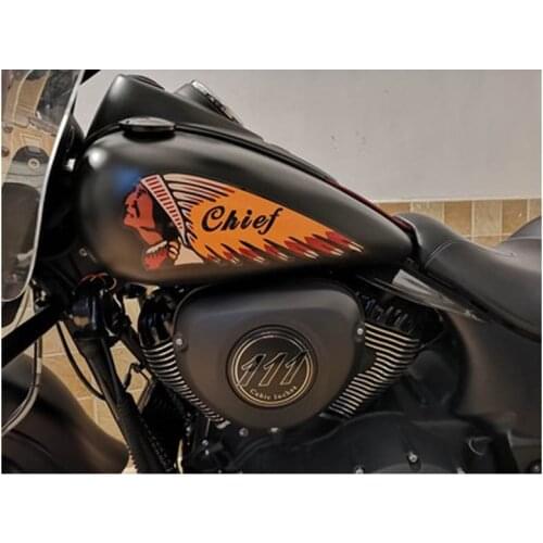Motorcycle Fuel Tank Pad Anti slip Protector Stickers Side Protection Decals Accessories For Indian