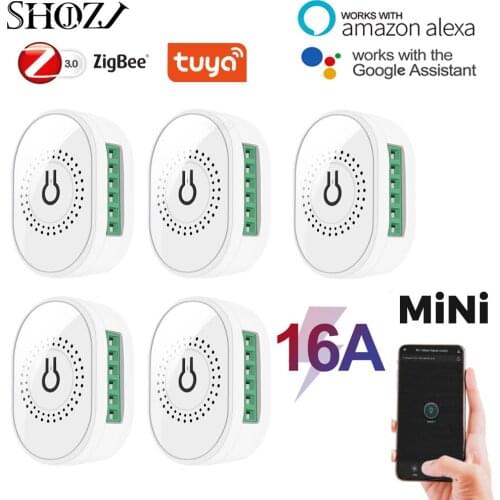Tuya ZIGBEE Control Wifi Smart Switch Wireless Remote ON-OF Module 2 Way Automation Timer Work With Alexa Google