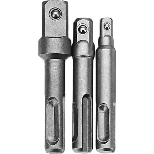 DANIU 1pc 1/4 3/8 1/2 Inch Sds Socket Nut Impact Driver Adapter Drive Bit Drill Adapter Extension Adapter