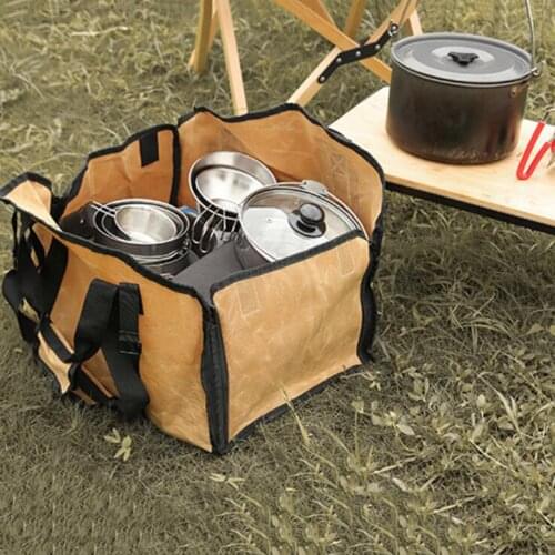 Wax Canvas Firewood Bag Storage Tote Log Carrier Tote Holder Carrying Picnic Fireplace Log Carrier Holder Birchwood Stove Tool