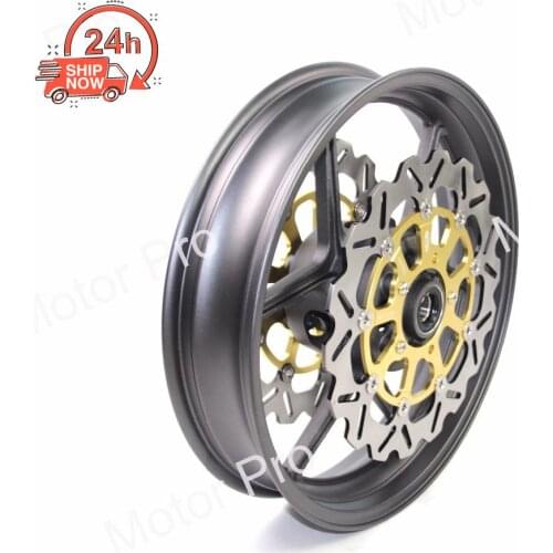 ZX-10R For Kawasaki NINJA ZX10R 2006 - 2010 Front Wheel Rim Brake Disc Disk Rotor Motorcycle Accessoires 2007 2008 2009 BLACK