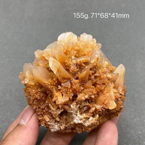 100% natural Orange Calcite mineral specimen stones and crystals healing crystals quartz gemstones free shipping