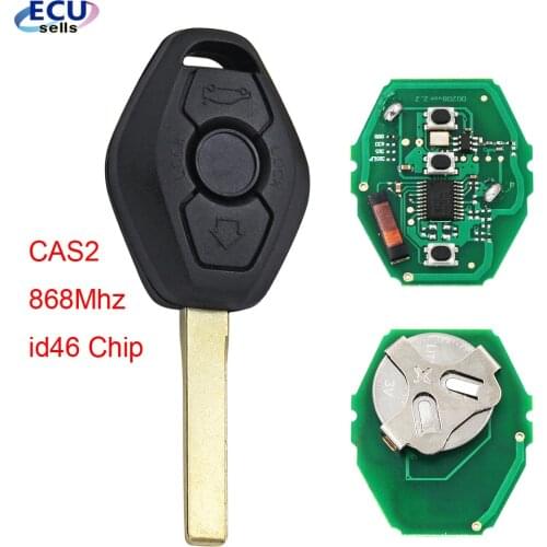 3 buttons 868mhz Remote Key for BMW 3 5 7 series X3 with PCF7935-46 Chip CAS2 system