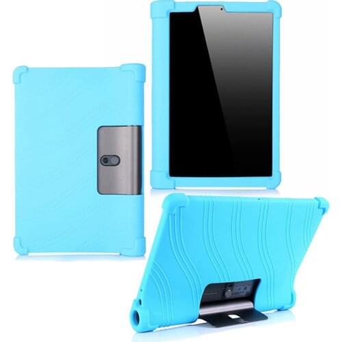 30PCS/Lot Soft Silicone Cover Case For Lenovo Yoga Tab 5 YT-X705 Tablet 10.1 Back Skin Covers