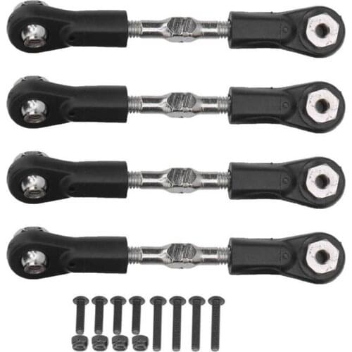 4Pcs Pull Rod Steering Servo Link Rod for 1/8 Buggy Truck RC Car(Kyosho Hobao Arrma Kraton RedCat)