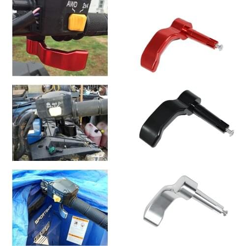 Wsen Thumb Throttle Control Lever Black Aluminum Billet for polaris sportsman 500 550 570 850 1000 2009-2021