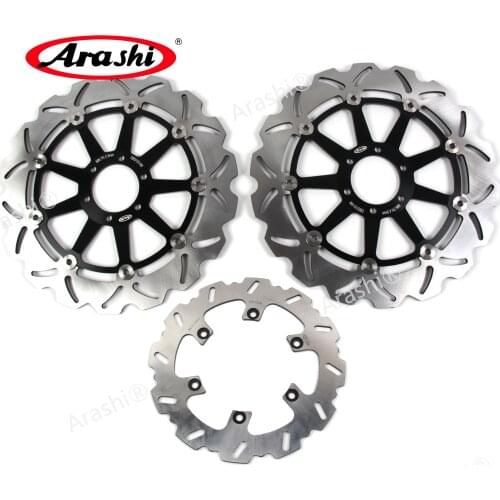 Arashi 1 Set For YAMAHA FZR EXUP 1000 1990 1991 1992 1993 1994 1995 Floating Front Rear Brake Disc Brake Rotor CNC