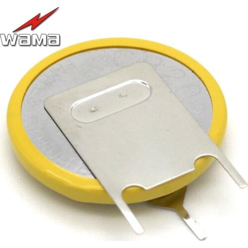 2x CR2025 Button Cell Batteries Tabs 3V 3 Feet Welding Solder Pins 150mAh Bluetooth Watch Accessories Coin battery