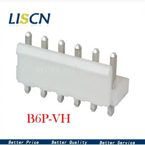 10PCS connector B6P-VH connector 6Pin pin holder 3.96MM pitch new