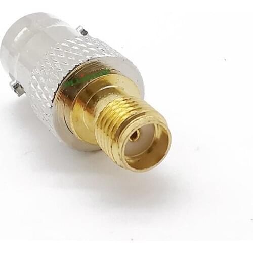 BNC Female Jack to SMA Female Jack RF Coaxial Coax Antenna Converter RF Coax Adapter Connector for HAM Baofeng WiFi Radios