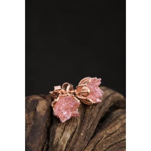 DOLUNAY SİLVER Women's Gold Earrings