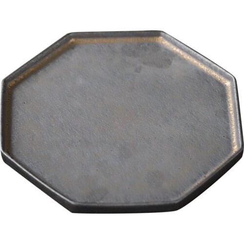 Chinese Ceramic Tea Tray Table Afternoon Handmade Decorative Tray Serving Decorative Bandeja Comida Tea Accessories DL60CP