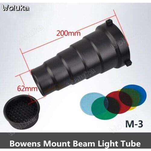 M-3 Bowen Mount beam with 5 color film Studio flash conical snoot photography lighting accessories portrait studio CD50 T08