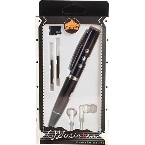 Lossless Sound MP3 Player Listen Music School Students USB Charging Mini Portable TF Card Pen Shape Home Travel Plug And Play