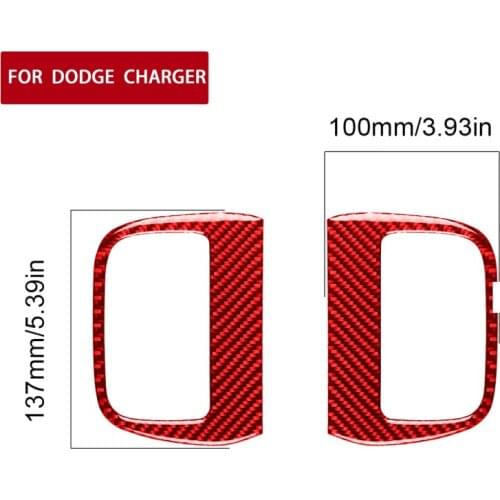Car Interior Cover Sticker For Horse 2015 Decorate Outlet Decoration (Left Drive) Two-piece Suit Carbon Fiber