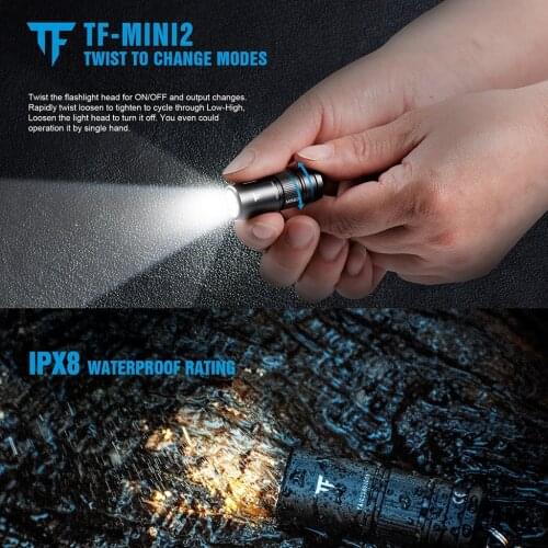 Brand New Mini Flashlights Usb Rechargeable Led Flashlight 220 Lumens Edc Keychain Screw 10180 Flashlight With Battery Lanterna