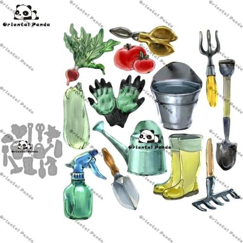 New Dies 2020 Camper Van Metal Gardening Decor Dies diy Dies photo album cutting die Scg new die for 2021 craft dies stampin up