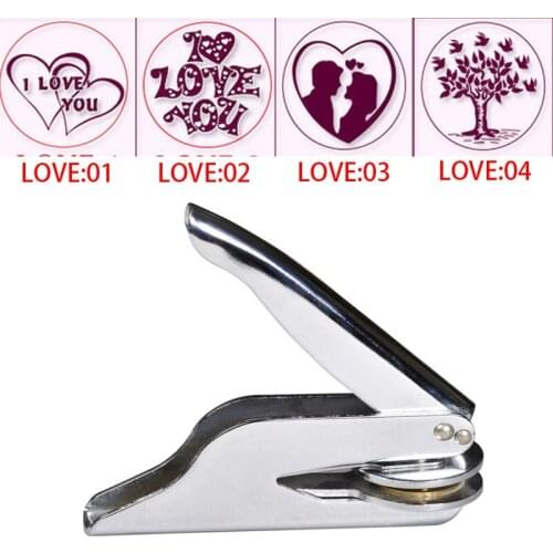 New Design Your Own Custom Picture Logo Letter Personalized Embosser Stamp