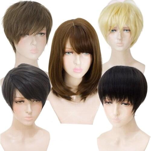 Game Mr Love Queens Choice Cosplay Wigs Kiro Victor Gavin Lucien Cosplay Heat Resistant Synthetic Wig Hair Halloween Party