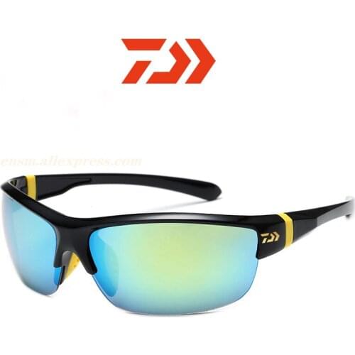DAIWA 2021 Polarized Sunglasses Mens Fishing Glasses Driving Cycling Bicycle Sports Sunglasses Fishing Equipment Glasses
