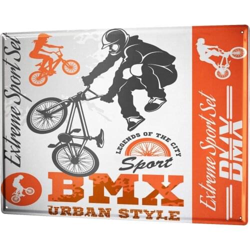 SINCE 2004 tin Sign Nostalgia BMX Sports Legend Bike