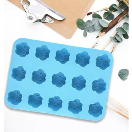 Dog Paws Keychain Epoxy Resin Mold DIY Crafts Earrings Pendant Silicone Mould T84A