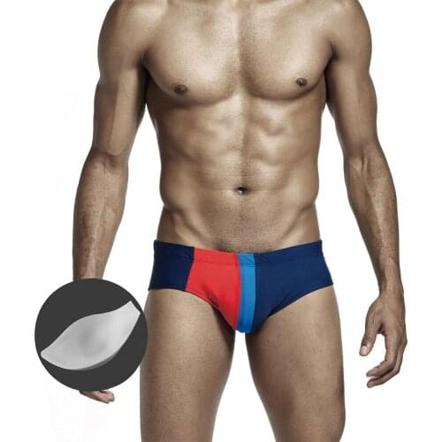 Triangle Beach Men Printing Swimsuit Sexy Short Sport Homme Low Waist Swimwear Briefs Fashion Swimming Pants For Men Sea Surf