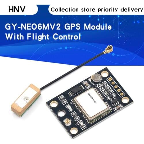 GY-NEO6MV2 NEO-6M GPS Module NEO6MV2 With Flight Control EEPROM Controller MWC APM2 APM2.5 Large Antenna For Arduino Board