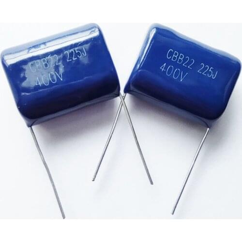20pcs 225J 2.2UF 400V Type CBB Metallized Polypropylene Film Capacitor