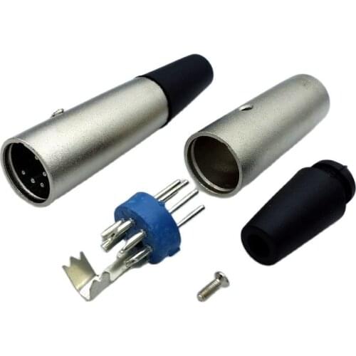 5pin Ohm connector for Professional audio equipment Speaker connector male plug Professional audio connectors 1pcs