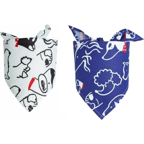 60pcs/lot Special Custom Made Pet Puppy cat Dog bandanas Collar scarf tie handkercheif Y682