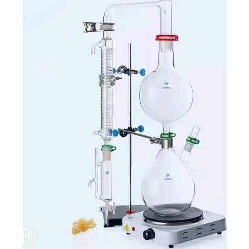 Essential oil steam distiller distillation apparatus,Essential oil steam distillation kit