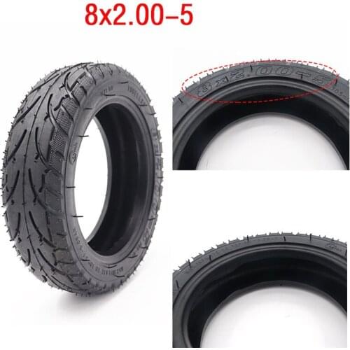 8Inch Type 8x2.00-5 Tyre Tubeless TIRE for Kugoo C3 S3 S2 MINI Electric BIKE Wheelchair Wheel
