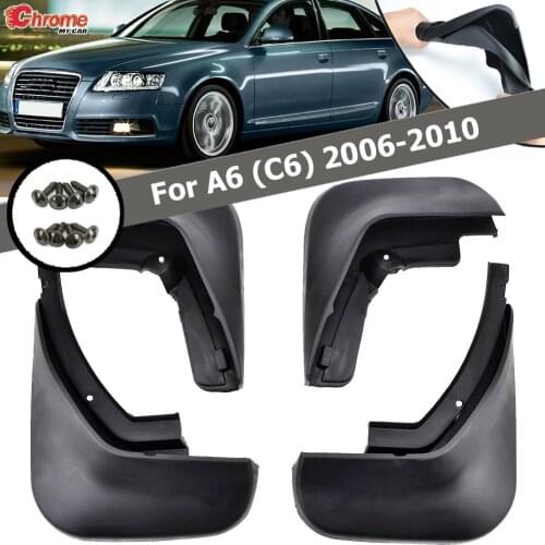 Fit For Audi A6 (C6) 2006 2007 2008 2009 2010 Sedan Mud Flap Flaps Splash Guard Mudguard Accessories 4pcs/Set