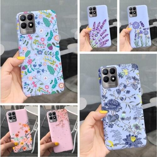 For Realme 8 Case Cover Realme 8 4G RMX3085 Phone Funda Candy Colors Shockproof Hard Back Cover For Oppo Realme8 Bumper Shell