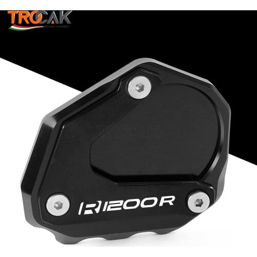 For BMW R1200R R 1200R 1200 R 2006-2014 2013 2012 2011 2010 CNC Motorcycle Accessories Kickstand Foot Side Stand Extension Pad