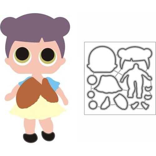 New Girls Summer Camp Craft Embossing Mold 2021 Metal Cutting Dies for DIY Decorative Scrapbooking Album Card Making No Stamps