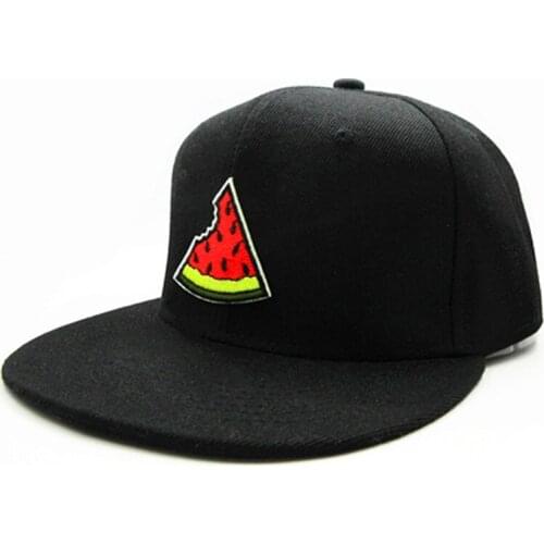 Watermelon embroidery cotton Casquette Baseball Cap hip-hop cap Adjustable Snapback Hats for kids men women 129