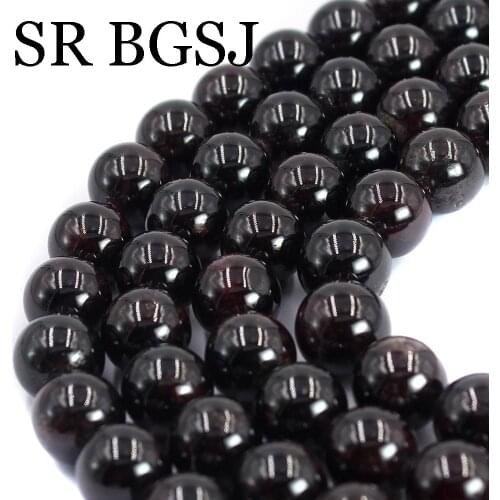 14mm AA Grade Round Red Garnet Jewelry Making DIY Spacer Beads 15inch