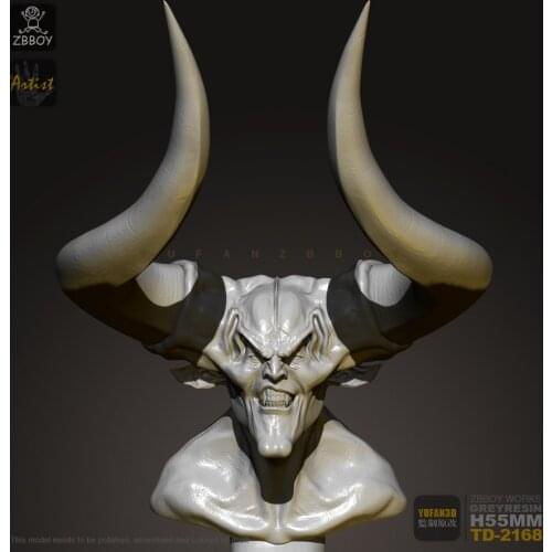 55mm Resin Bust model kits figure colorless and self-assembled TD-2168