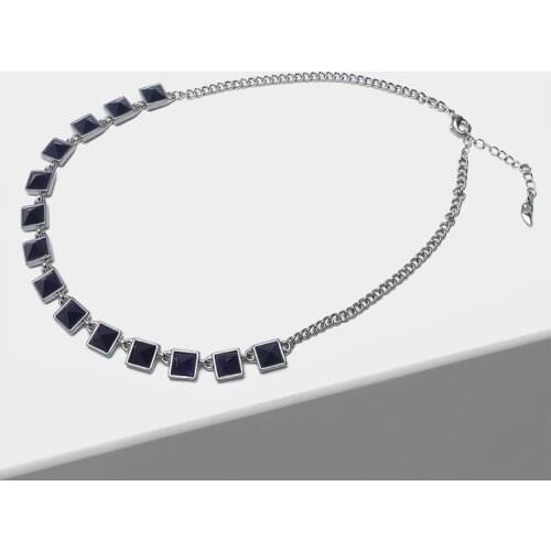 Amorita boutique square pendant fashion elegant necklace