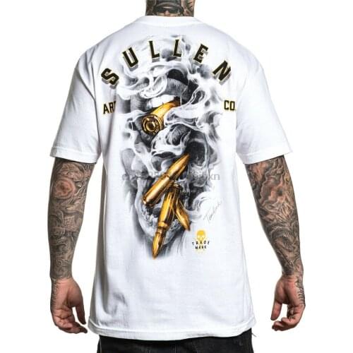 Sullen MenS Gold Digger Short Sleeve T Shirt White Clothing Apparel Tees Skate 21St 30Th 40Th 50Th Birthday Tee Shirt
