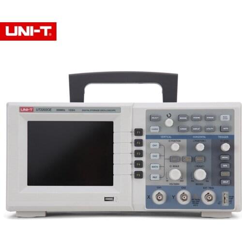 UNI-T UTD2202CE 200MHz 1GS/s Digital Storage Oscilloscope Dual Channels 5.7" TFT LCD Scopemeter w/USB Device