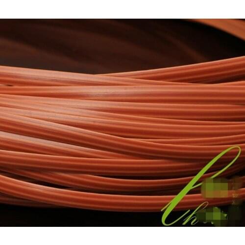 500G 70M Yellow Color Flat Synthetic Rattan Weaving Material 8MM Wide Plastic Rattan For Knit And Repair Chair Table