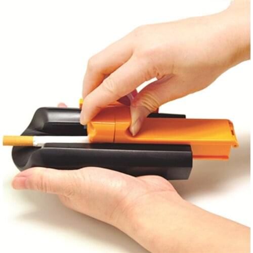 1PC Blue Portable 8mm Manual Rolling Machine Smoking Accessories Cigarette Roller Tobacco Maker Cigarette Accessories Men Gift