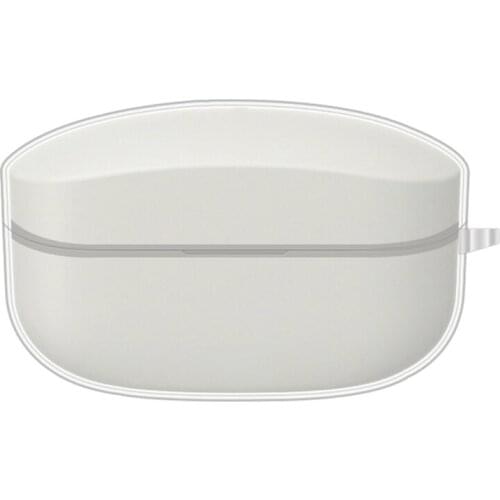 Transparent TPU Case Cover Compatible with -S-o-ny WF-1000XM4 Earbuds Charging Case with Keychain Protective Dustproof HX6A