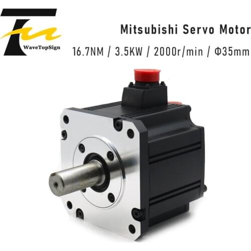 Mitsubishi Servo Motor HC-SFS352 16.7NM 3.5KW 2000rpm Medium Inertia Medium Power Motor