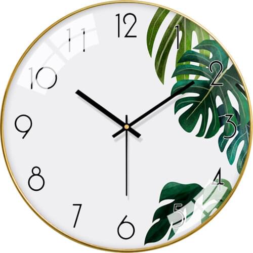 Nordic Large Wall Clock Modern Design Living Room Metal Wall Watches Home Decor Bedroom Silent Clocks Reloj with Glass Cover