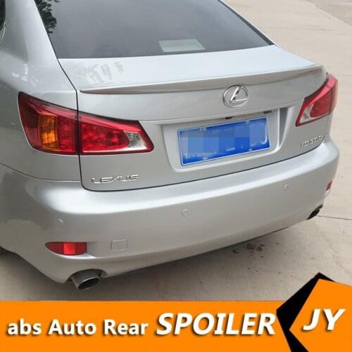 For Lexus IS250 IS300 Spoiler 2006-2011 IS350 spoiler High Quality ABS Material Car Rear Wing Primer Color Rear Spoiler