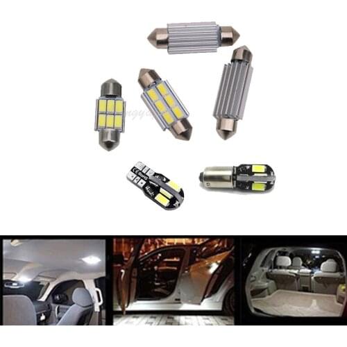 LED Interior Dome Map Roof Light kit Car Lamp Accessories Canbus For Nissan X-Trail X Trail T30 T31 T32 2001-2020